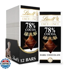 Lindt EXCELLENCE 78% Cocoa Dark Chocolate Bar, Dark Chocolate Can