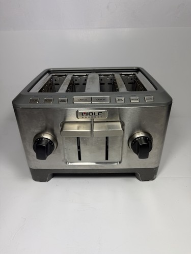 wolf gourmet toaster WGTR114S Stainless Steel 4 Slice