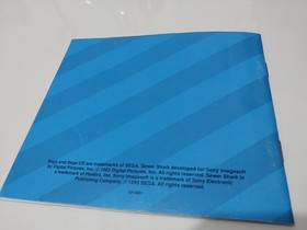 Sewer Shark Sega CD Genesis Authentic Instruction Manual Only No Game