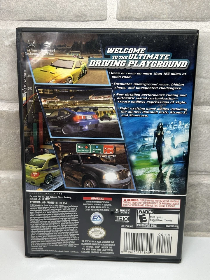 Need for Speed Underground 2 Nintendo GameCube - No Manual Tested & Works - Image 3 of 4