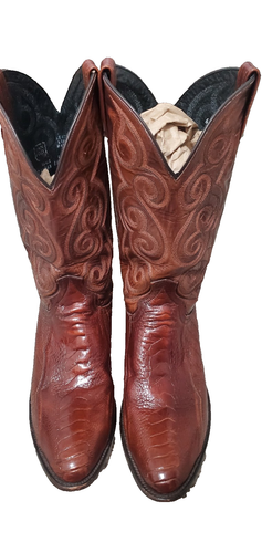 Dan Post Herren Straußenleder Cowboystiefel 11,5 D Braun 26636R 23963