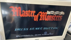 25-SS-30-T Very good condition Sega Saturn Master of Monsters Neo Generations