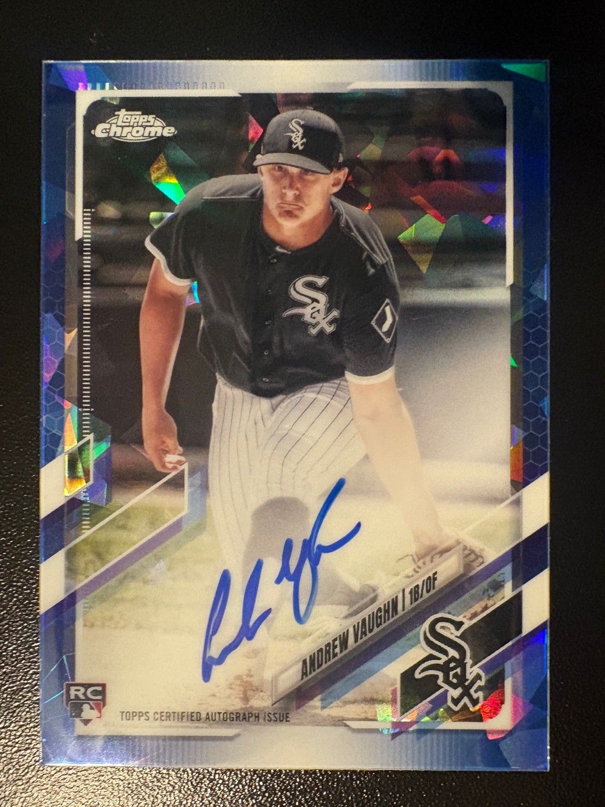 2021 Topps Chrome Sapphire Edition Rookie Auto Andrew Vaughn #RA-AV RC