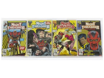 Night Thrasher: Four Control 1-4 Complete Set (4 Books) - Marvel - 1992