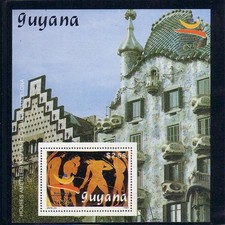 Olympische Spiele 1992 - History - GUYANA - Block postfrisch