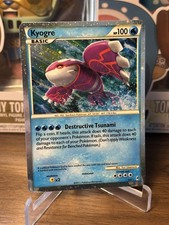 Kyogre Holo #SL6 Call Of Legends Pokemon 2011 Very Clean Front + Swirl LP+