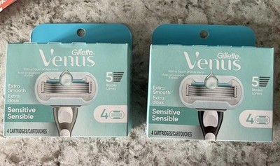 2pack Gillette Venus Sensitive Skin, 4  Cartridges/5Blades