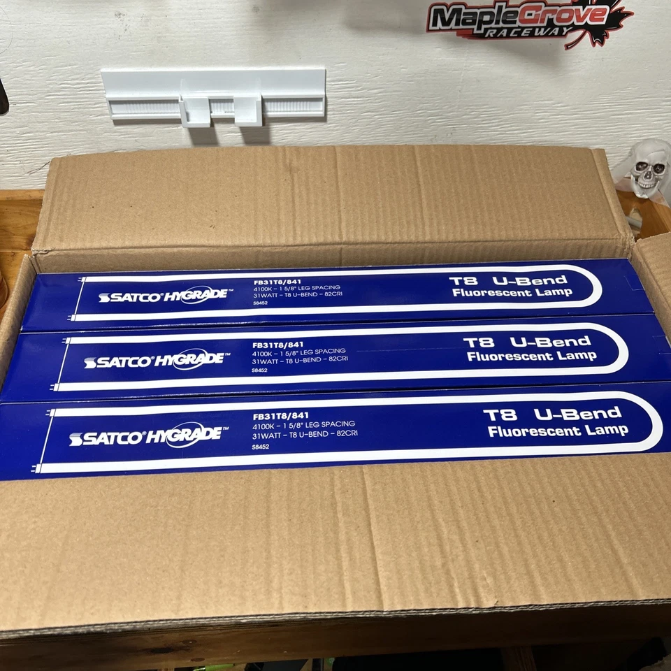 Satco Hygrade Fluorescent Lamp T8 31 Watt U Bend 1 5/8 Leg Spacing - Image 2 of 2