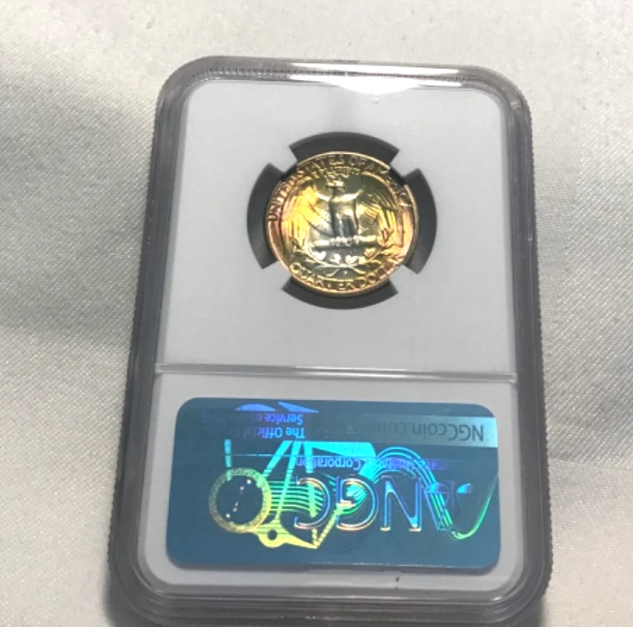 1943 S QUARTER MS 64 FS-401 'GOITER' GEORGE WASHINGTON RARE IN HIGH GRADE - Image 2 of 4