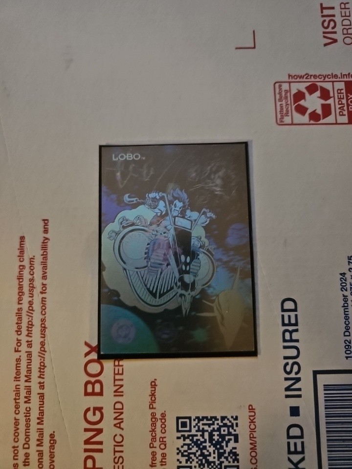 Lobo 1993 Skybox DC Cosmic Teams Hologram Hall Of Fame DCH13 