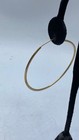 11K Gold Single Hoop Earring 2.56 g — photo 3