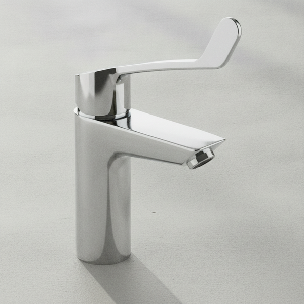 Grohe Eh-Wt-Batterie Eurosmart 23983_3 M-Size Langer Hebel Po-Ablaugrt. Chrom-image