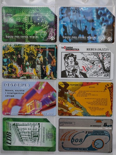 152 World Phonecards (1990s Non-UK Magnetic) Inc- Oman, Kuwait, Poland, Swiss.. - Picture 20 of 21