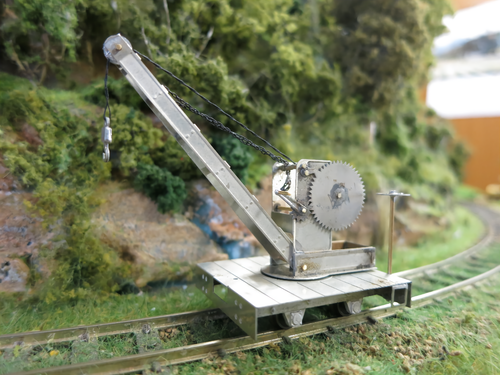 On30/O Scale Derrick Crane Car Kit NIB Narrow Gauge Railroad Maintenance 0e PH - Bild 1 von 12