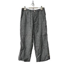Fresh Produce Womens Navy Micro Grid Pattern Straight Leg Ankle Pants Size XS