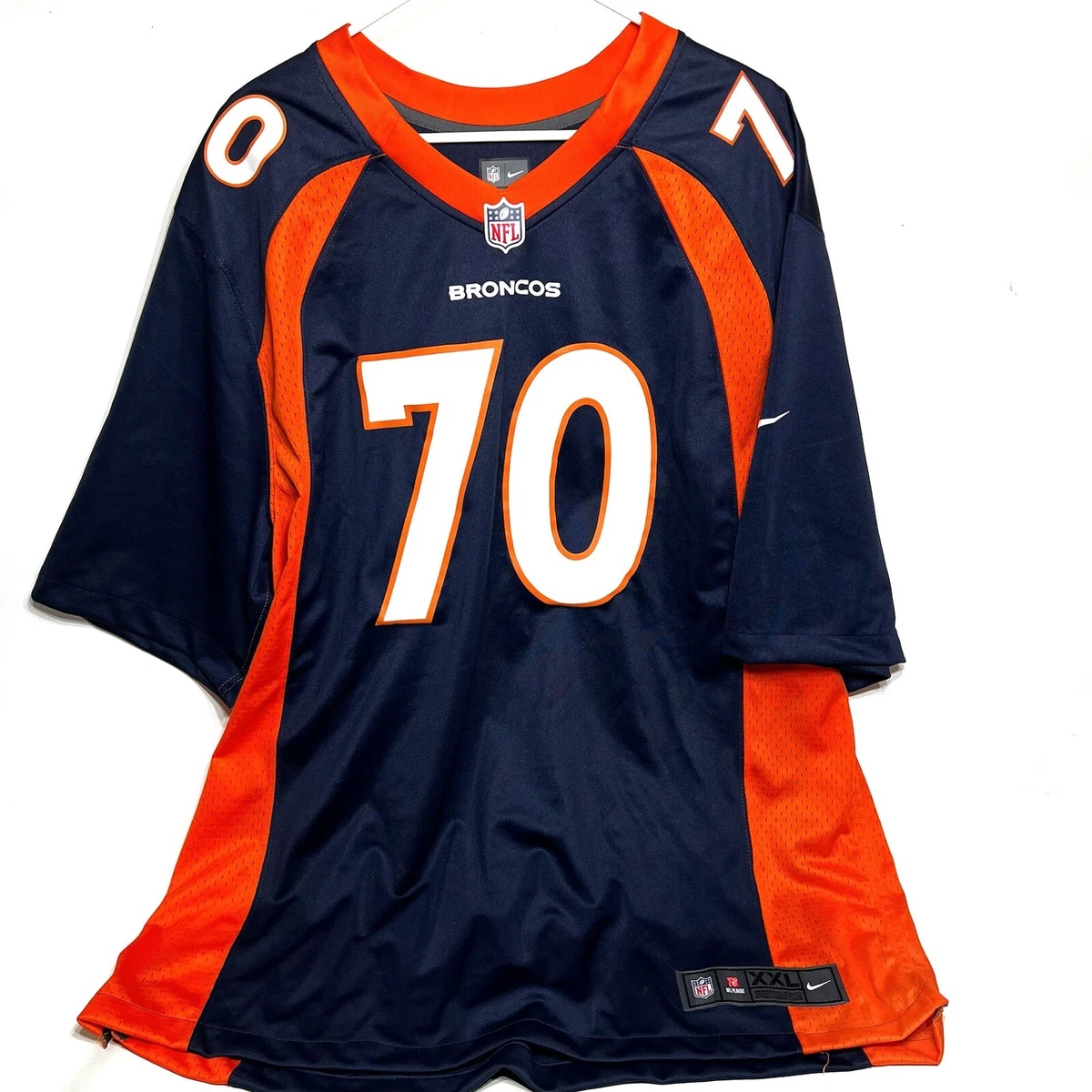 NFL Nike On Field Denver Broncos HBS Jersey #70 XXL Orange