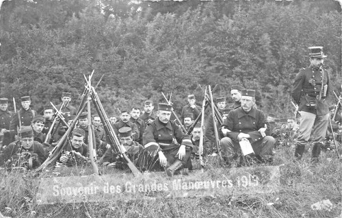 Belgium Remembrance of the Great Maneuvers 1913 Real Photo Postcard - Picture 1 of 2