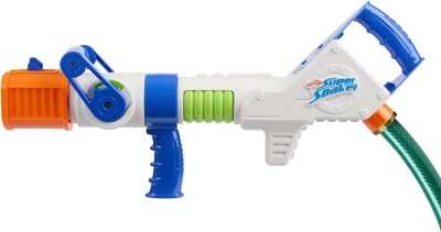 Super soaker Hose blaster toy.  2 Jet Modes.  25 Ft Range. Ages 6+.
