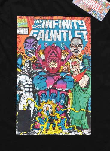 Offizielles Marvel Avengers T-Shirt Nr. 5 Comic Cover Infinity Gauntlet Thanos Neu - Bild 3 von 31