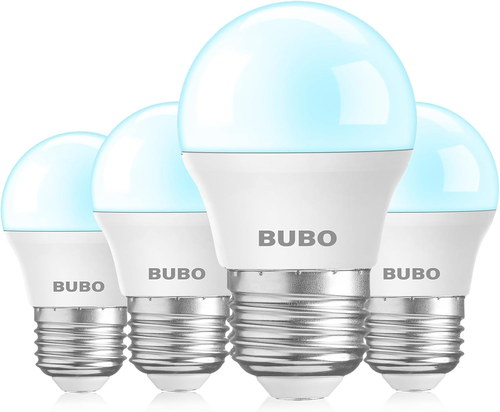 LED Refrigerator Light Bulb – 40W Equivalent, 5000K Daylight, A15 E26 4-Pack