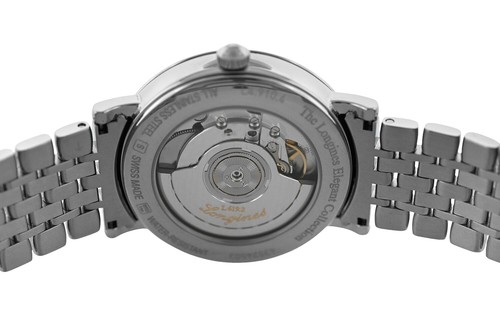 Longines Elegant Collection L4.910.4.12.6 Date Steel 39MM Men's Automatic - Picture 7 of 11
