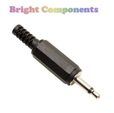 Image of 3.5mm Mono Jack Plug for Audio Cable - UK Seller