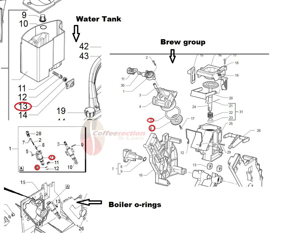 Saeco maalwerkmotor (motor, aandrijving) koffiezetapparaat 421945043971