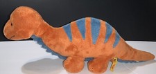 Steiff Bronko Brontosaurus Dinosaur Plush Stuffed Animal Retired 15  EUC