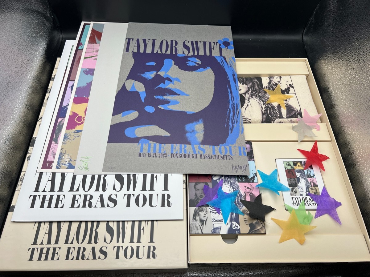 COMPLETE w/POSTERS Taylor Swift Eras Tour Foxborough, MA VIP