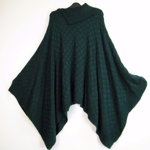Plus Misura Maglia Poncho 5 Colori Forti Taglia A Fitsizes 20-32 - Picture 6 of 18