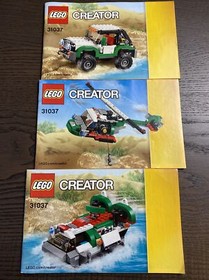 Lego Creator Instuction Manuals Books 1,2,3 Of 31066, 31037