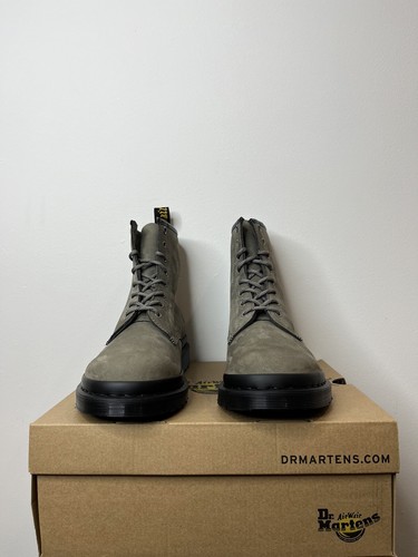 DR MARTENS 1460 STIVALI STRINGATI IN PELLE NABUK FRESATA UK 9 EU 43 - Foto 3 di 8