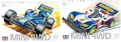 TAMIYA Official MINI 4WD Package Art Collection Book Vol.1 2 | eBay