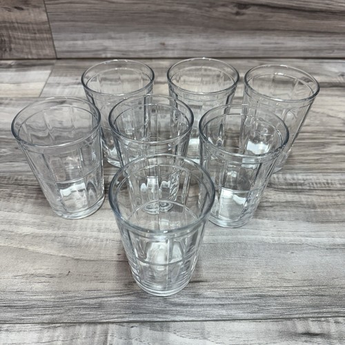 Pasabache Juice Glass 7 PCS 6 oz PAB23 Height: 3 7/8 in Width: 2 5/8 in MCM - Picture 2 of 7