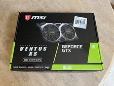 MSI Gaming GeForce GTX 1650 4GB GDRR6 Graphics Card G165D6VXSC1