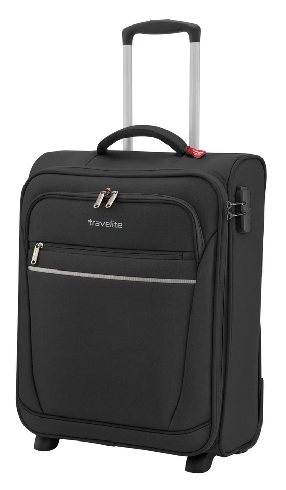 travelite Cabin 2w Bordtrolley Trolley Tasche Black Schwarz Neu - Bild 2 von 2