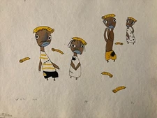 Engraving Humor Signed Numbered Comic Strip To Identify Art Character