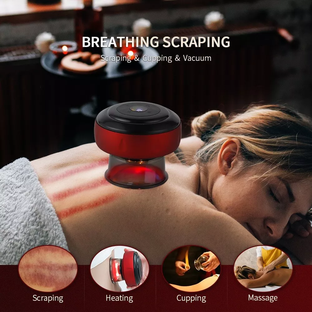 Electric Body Cupping Therapy Massager Back Vacuum Scraping