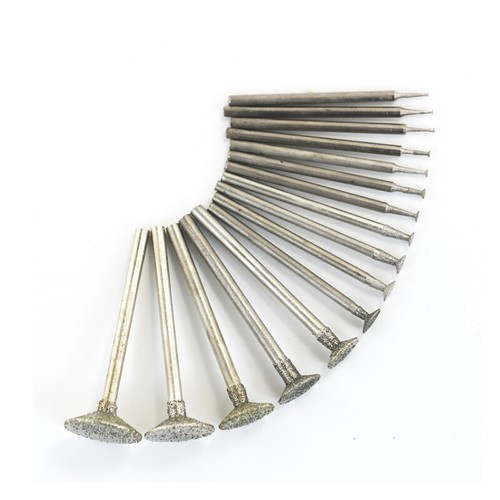 Diamond Burr Drill Bit 1-10mm Grinding Engraving Carving for Dremel Rotary Tool - Picture 5 of 12