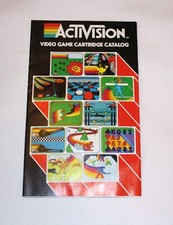 1981 Atari 2600 Activision Game Catalog Booklet Insert