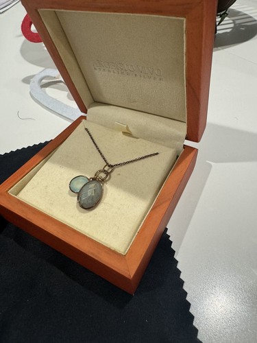 argento vivo Perlenkette Sterlingsilber - Bild 3 von 3