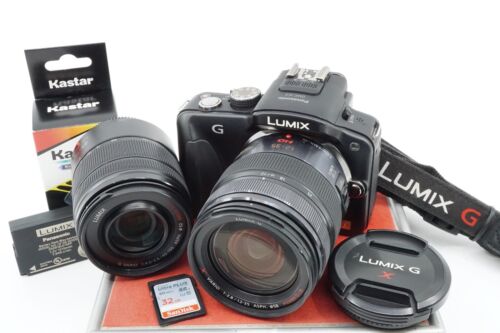 PANASONIC LUMIX DMC-G3 16.0MP DIDGIAL CAMERA **12-35 + 45-150MM LENSES