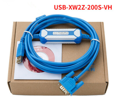 For OMRON PLC programming cable CQM1H/CPM2C series USB-XW2Z-200S-VH