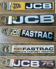 JCB DIGGER LOADER TRACTOR FASTRAC BUILDER FARMER PLANT DIGGER FOB Keyring KeyFob