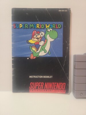 Super Mario World for Super Nintendo SNES GAME and MANUAL | eBay