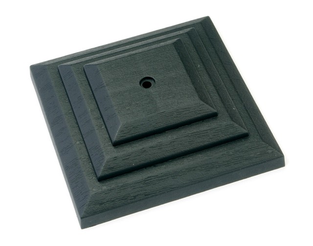 Linic 5 X Brown 3” 75mm Plastic Fence Post Cap Top Finial UK Made