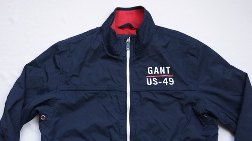 GANT Ocean Patch Bomber Jacket mens Sailing top size XL navy Mesh Lined 74107 - Bild 5 von 9