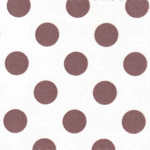 POLYCOTTON CLOTHES DRESS SHIRT FABRIC 15MM POLKA DOT DOTTY SPOT 12 COLORS 44'W - Picture 12 of 23