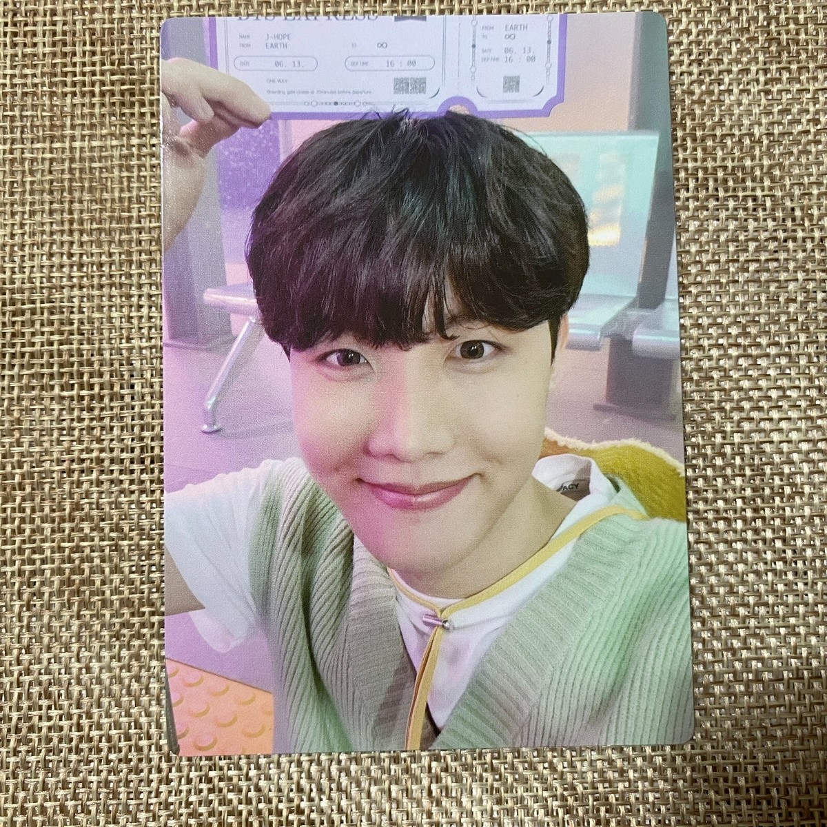BTS J-HOPE [SOWOOZOO Special Bonus Ticket] Official Mini Photocard