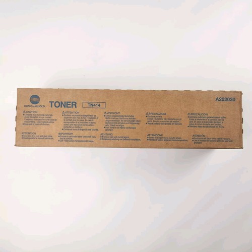 Genuine Konica Minolta TN414 A202030 Black Toner Cartridge - Picture 4 of 6